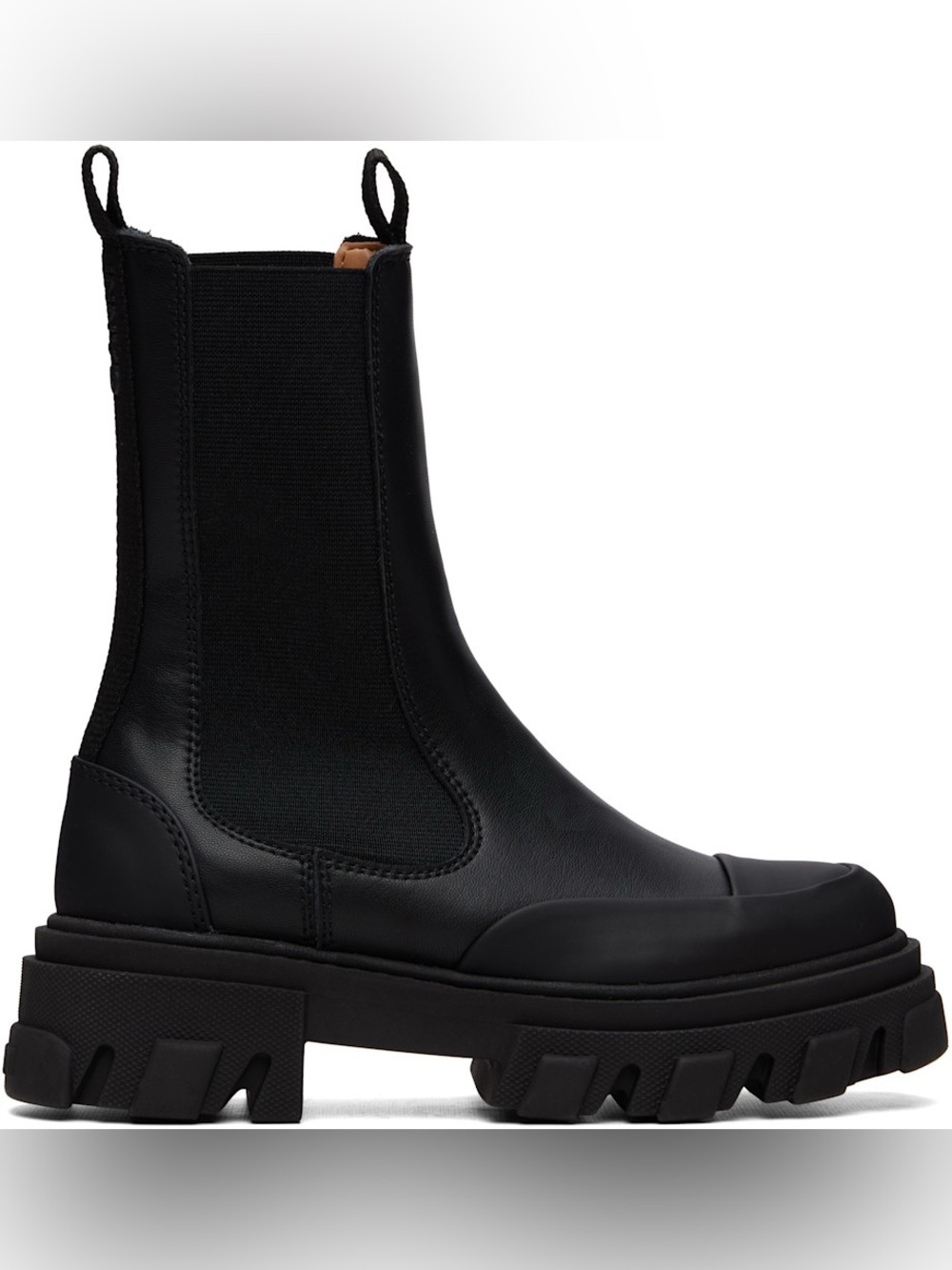 Women’s new Black Chunky Chelsea Boot GANNI size 8, 38